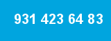 931 423 64 83